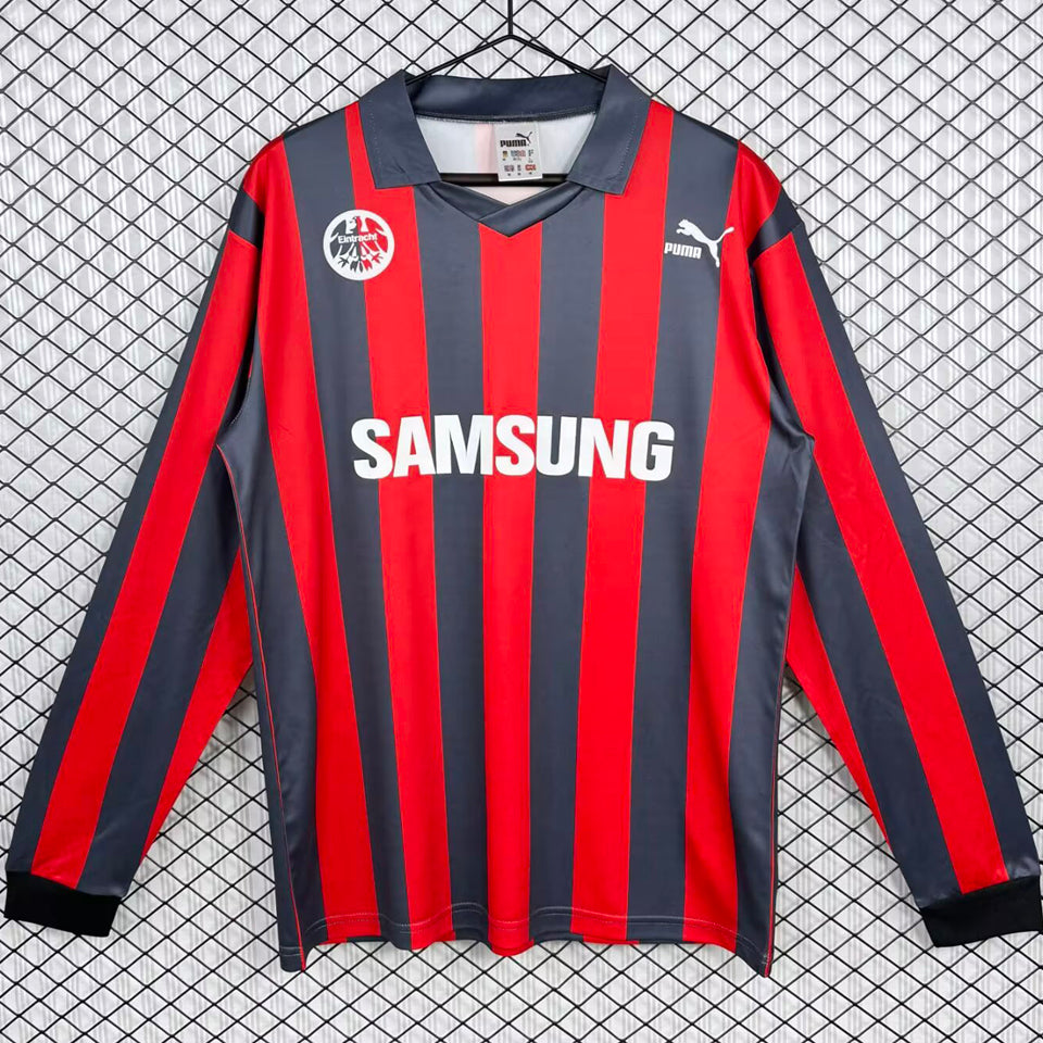 jersey 1991/1992 frankfurt local manga larga versión fan retro