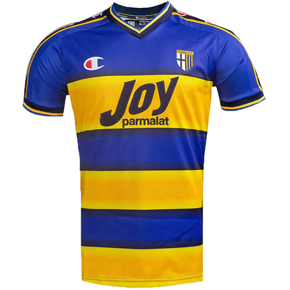 jersey 2001/2002 parma local manga corta versión fan retro