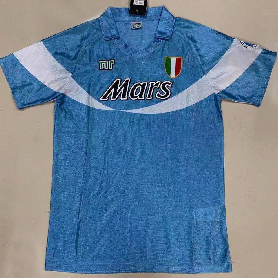 jersey 1990/91 napoli especial manga corta versión fan retro