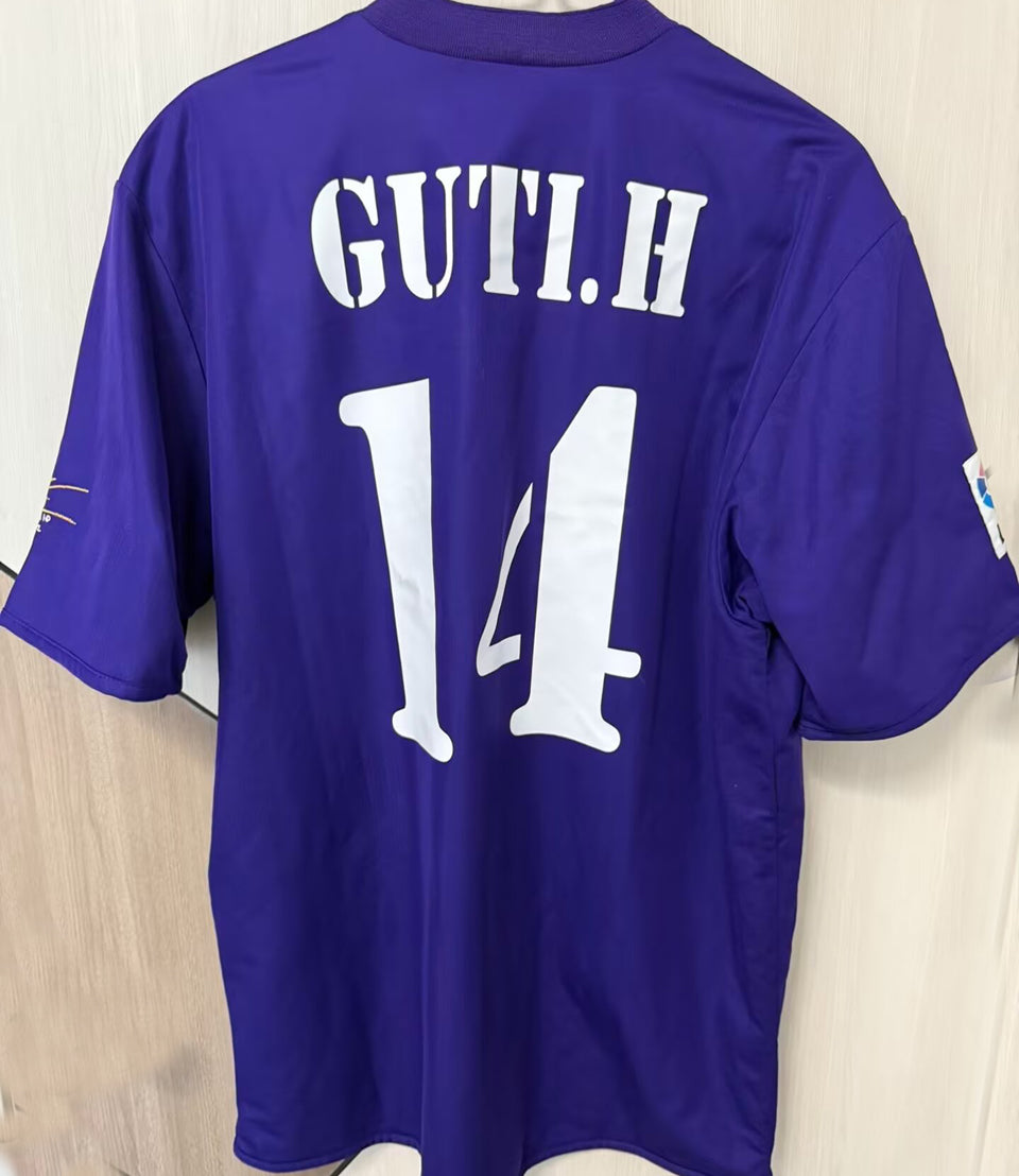 jersey 2002/2003 real madrid tercero manga corta versión fan retro