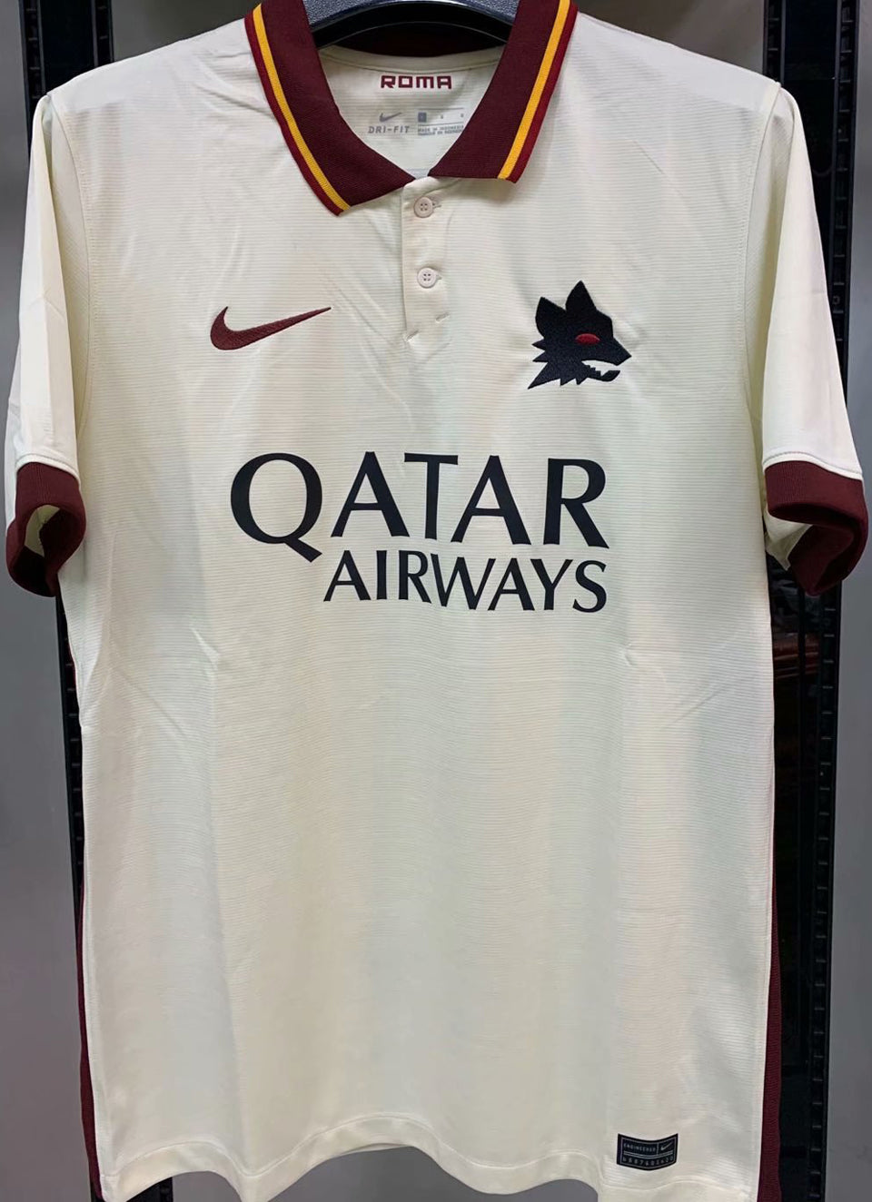 jersey 2020/21 roma visitante manga corta versión fan