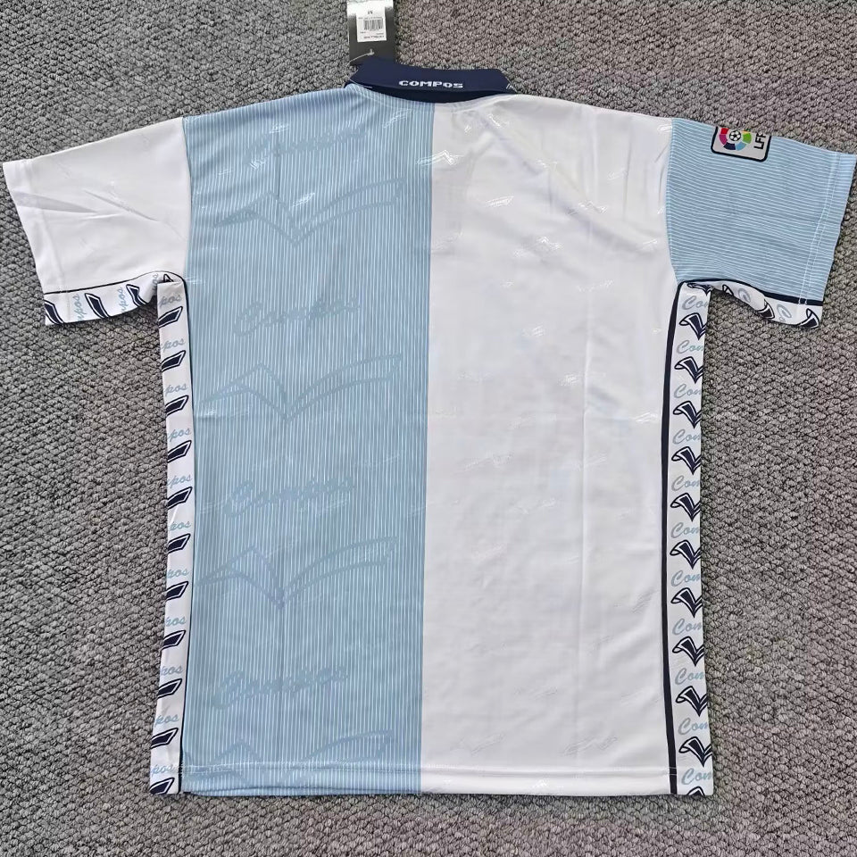 jersey 1997/1999 compostela local manga corta versión fan retro