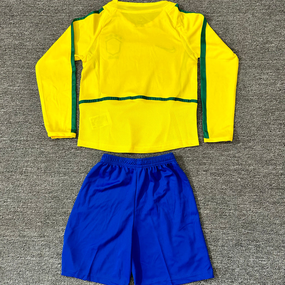 2002 Brasil Local Niño Selecciones Retro