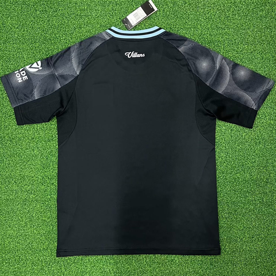 jersey 2025/26 aston villa visitante manga corta versión fan