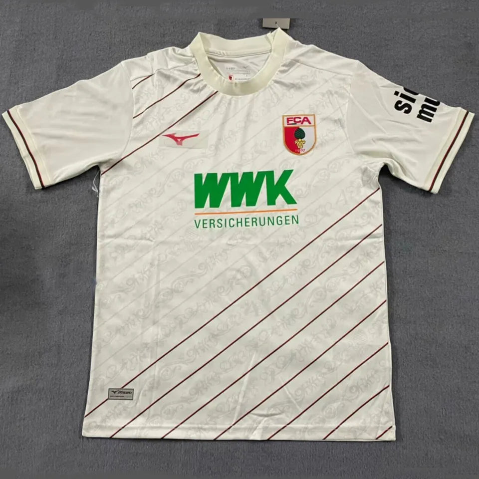 Jersey 2024/25 FC Augsburg Local Manga corta Versión Fan