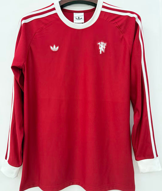 Jersey 2026/27 Manchester United Especial Manga larga Versión Fan Retro