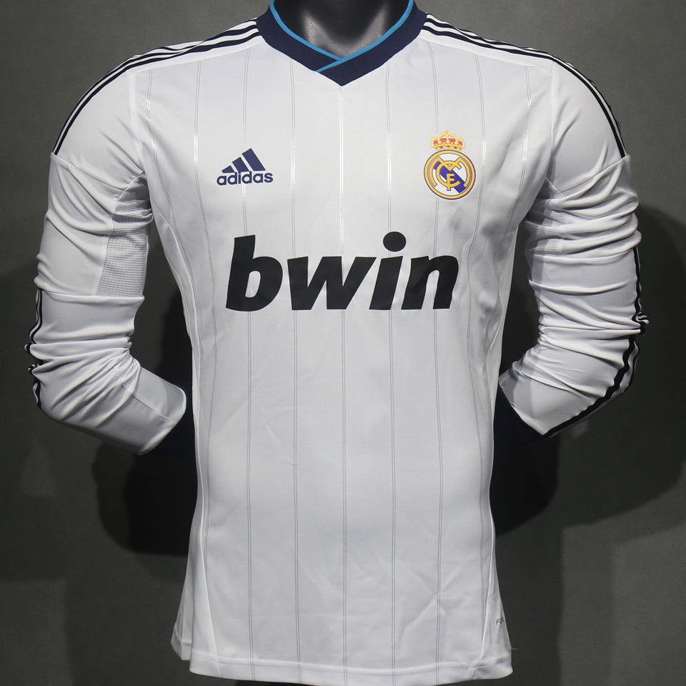 Jersey 2012/13 Real Madrid Local Manga larga Versión Jugador Retro
