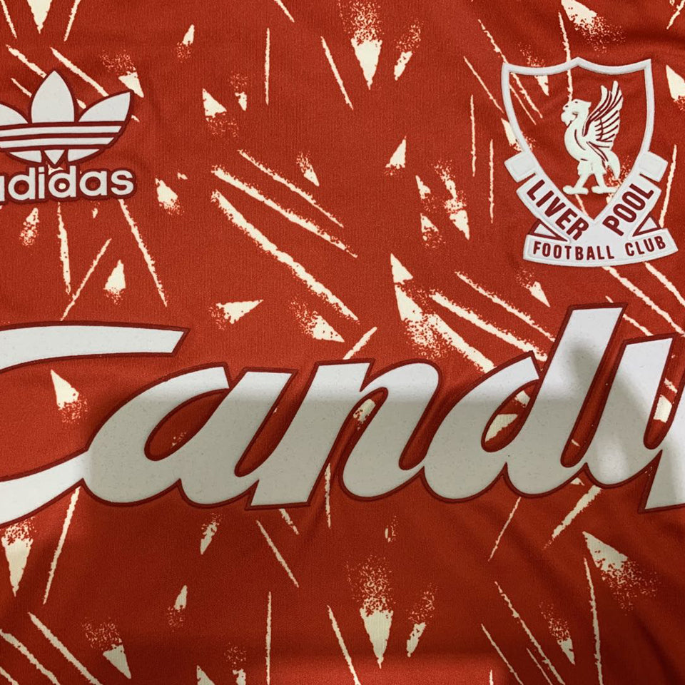 jersey 1989/91 liverpool local manga larga versión fan retro