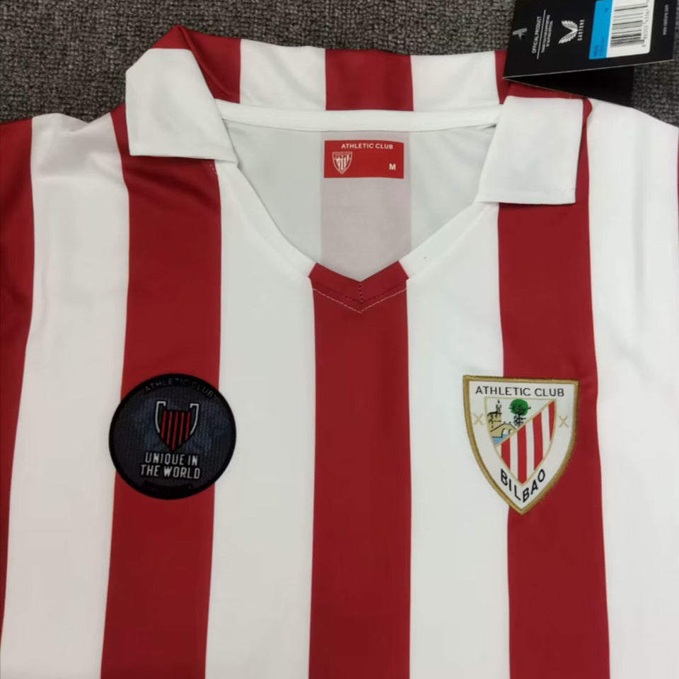 Jersey 1984 Bilbao AT Unique In The World Especial Manga corta Versión Fan Retro