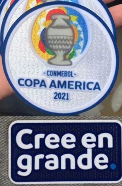 2021 Copa América 2021 Cree Grande Parches/Letras