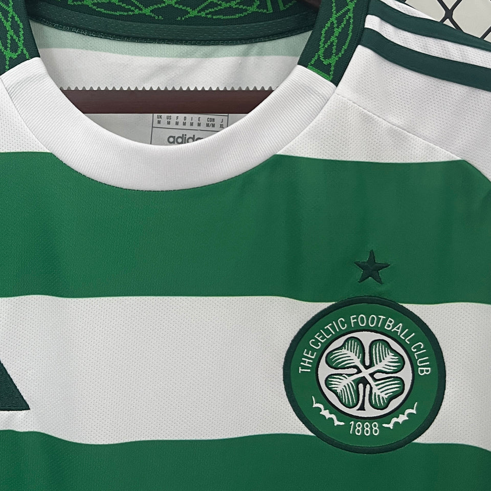 Jersey 2024/25 Celtic Local Manga corta Versión Fan