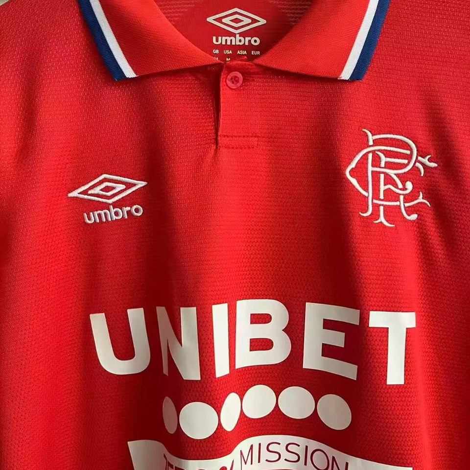 Jersey 2025/26 Glasgow Rangers Tercero Manga corta Versión Fan