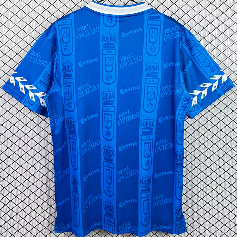 jersey 1998/1999 real oviedo local manga corta versión fan retro