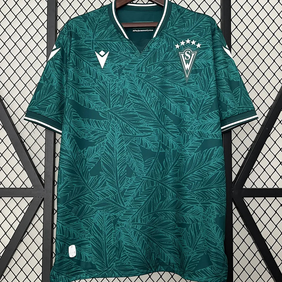 Jersey 2024/25 Santiago Wanderers Local Manga corta Versión Fan