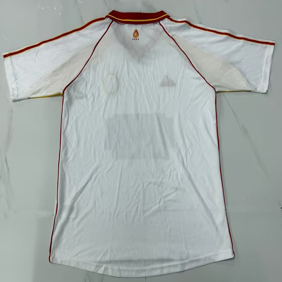 jersey 1999/2000 galatasaray visitante manga corta versión fan retro