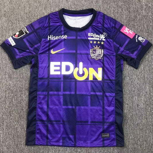 Jersey 2025 Hiroshima Sanfrecce Local Manga corta Versión Fan