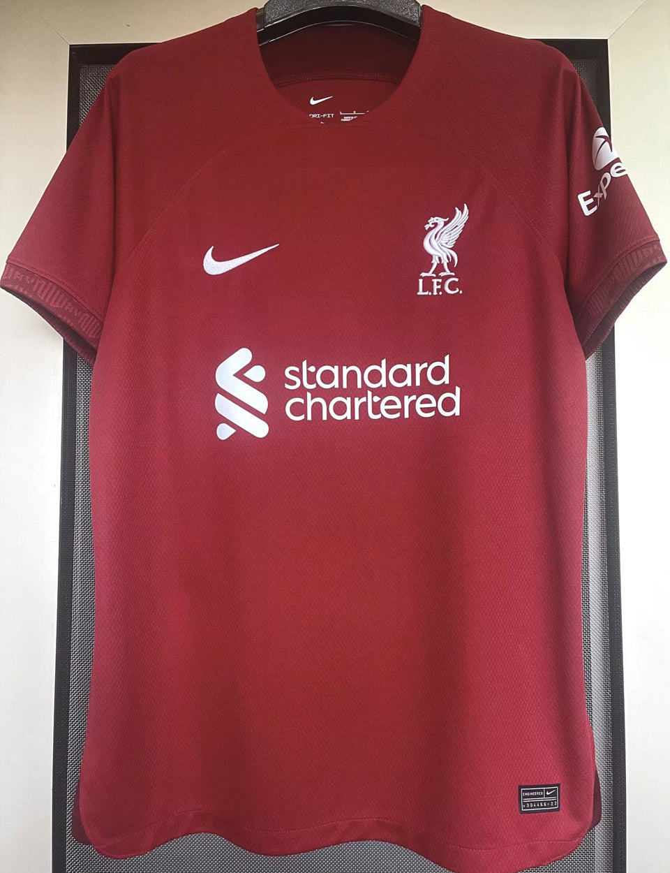 jersey 2022/23 liverpool local manga corta versión fan