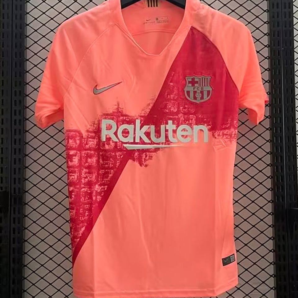 jersey 2018/19 barcelona visitante manga corta versión fan retro