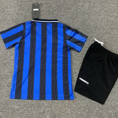 Jersey 1997/98 Inter Milan Local Manga corta Niño Retro