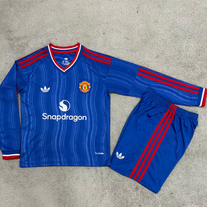 Jersey 2026/27 Manchester United Visitante Manga larga Niño