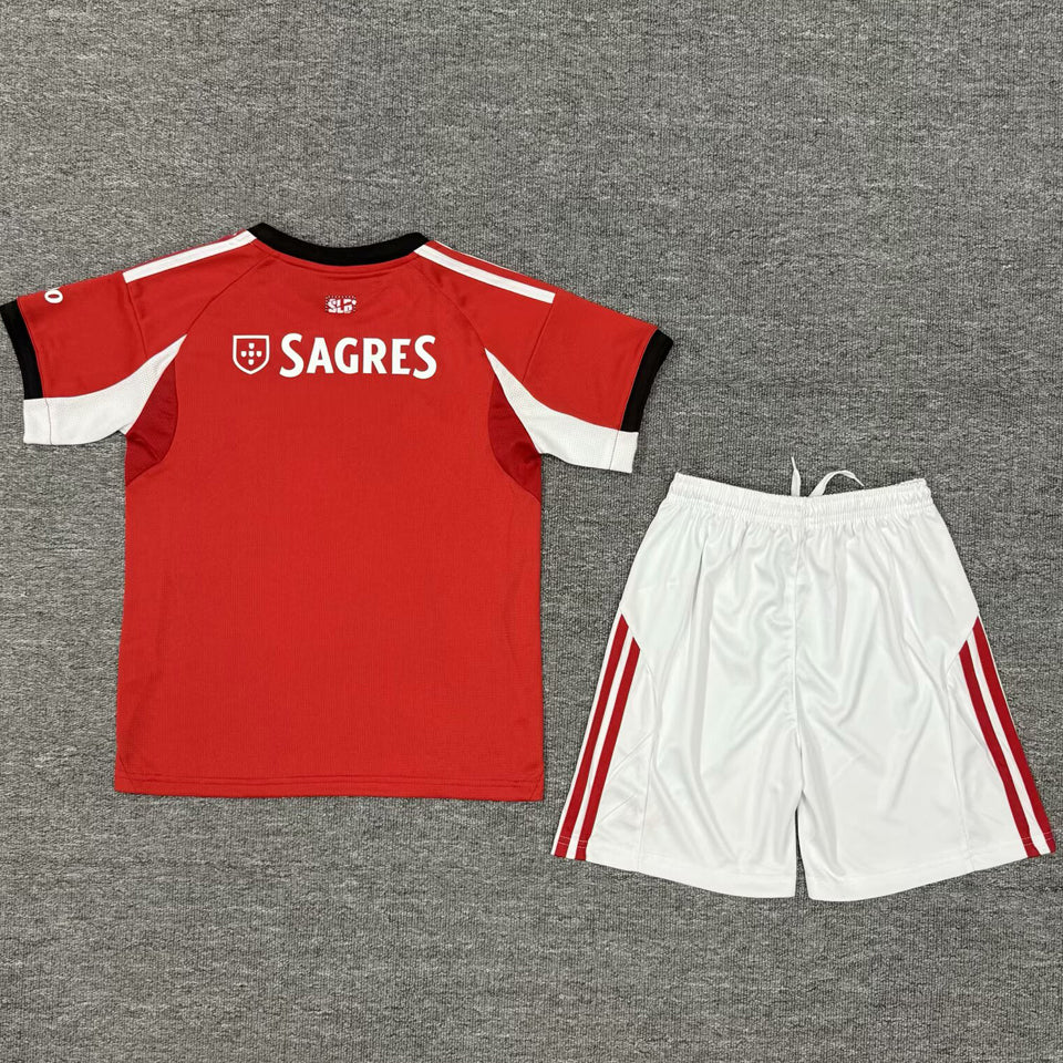 jersey 2025/26 benfica local manga corta niño