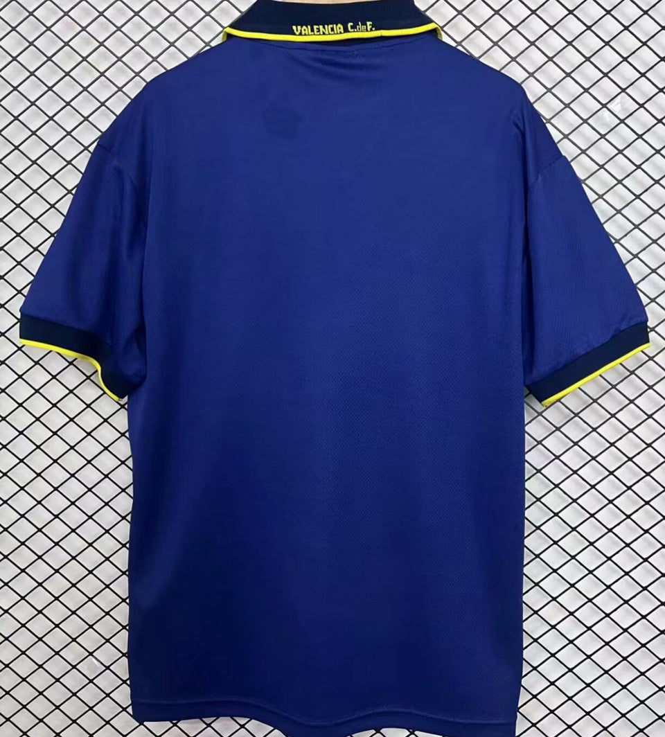 jersey 1996/97 valencia visitante manga corta versión fan retro