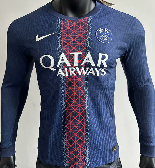 Jersey 2025/26 PSG Local Manga larga Versión Jugador