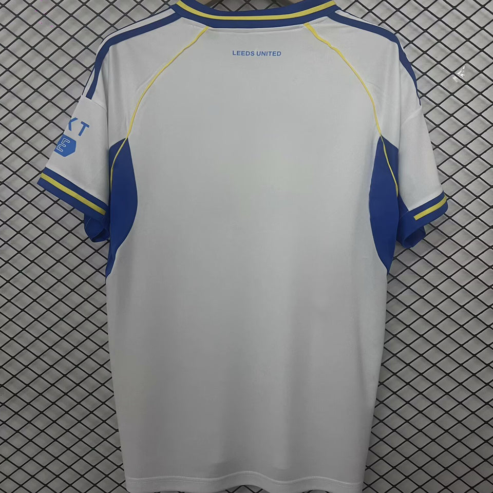 Jersey 2025/26 Leeds United Local Manga corta Versión Fan