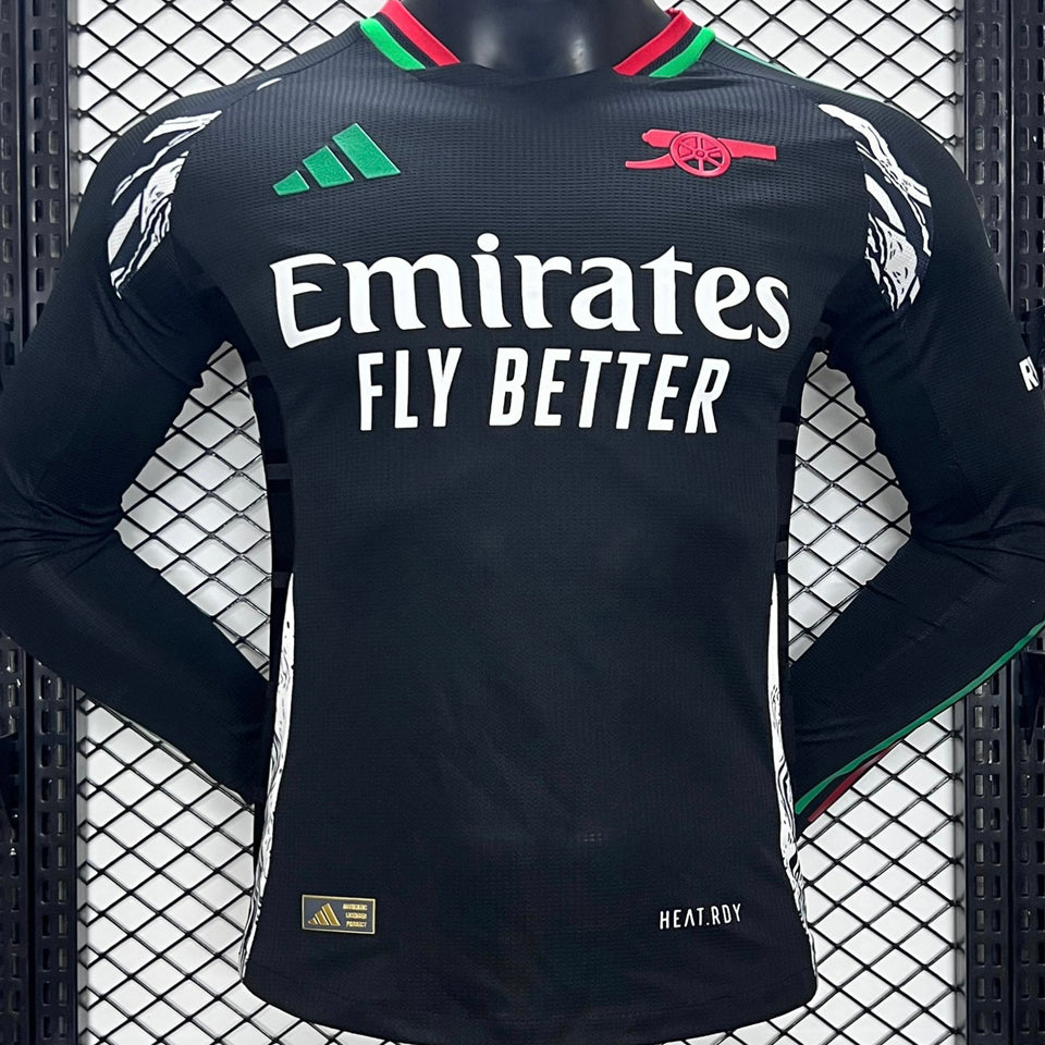 Jersey 2024/25 Arsenal Visitante Manga larga Versión Jugador