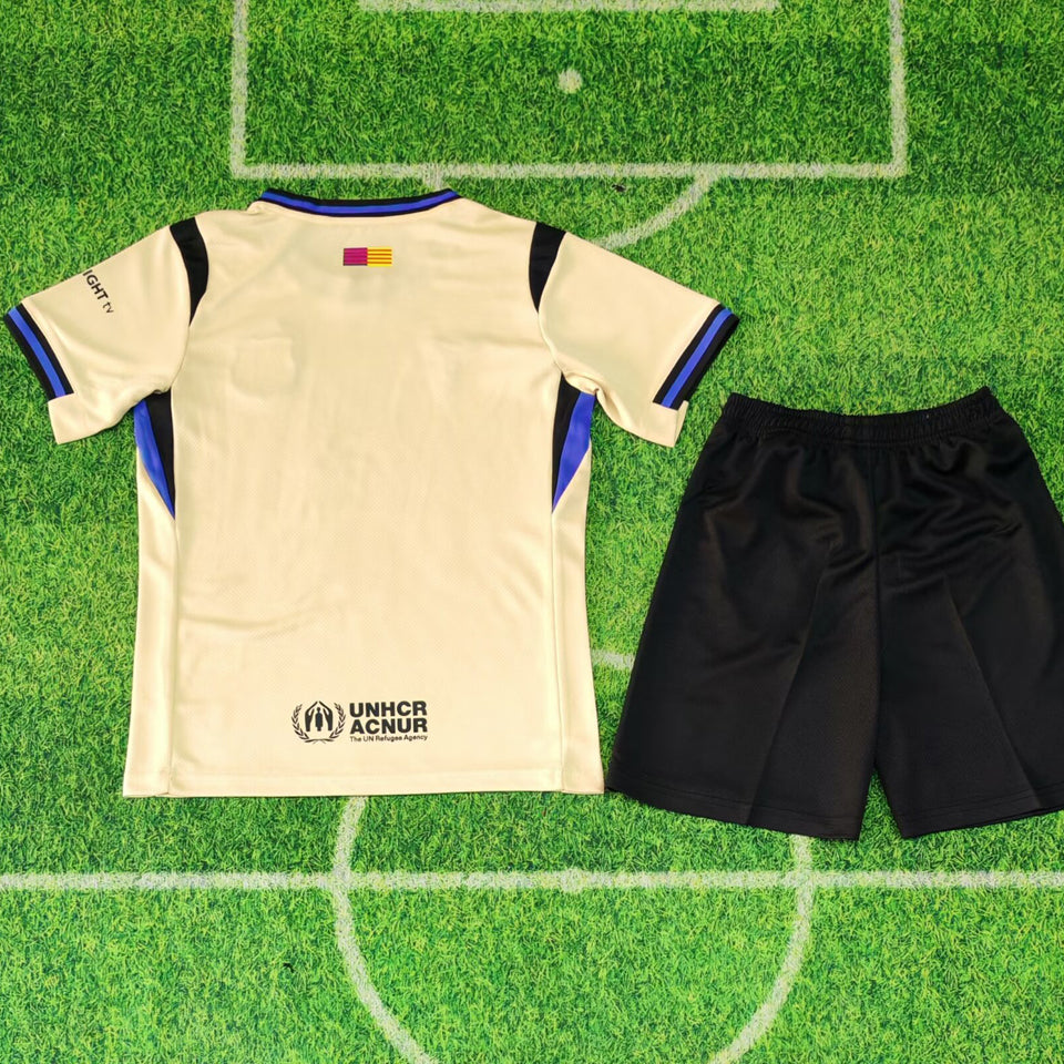 Jersey 2025/26 Barcelona Visitante Manga corta Niño