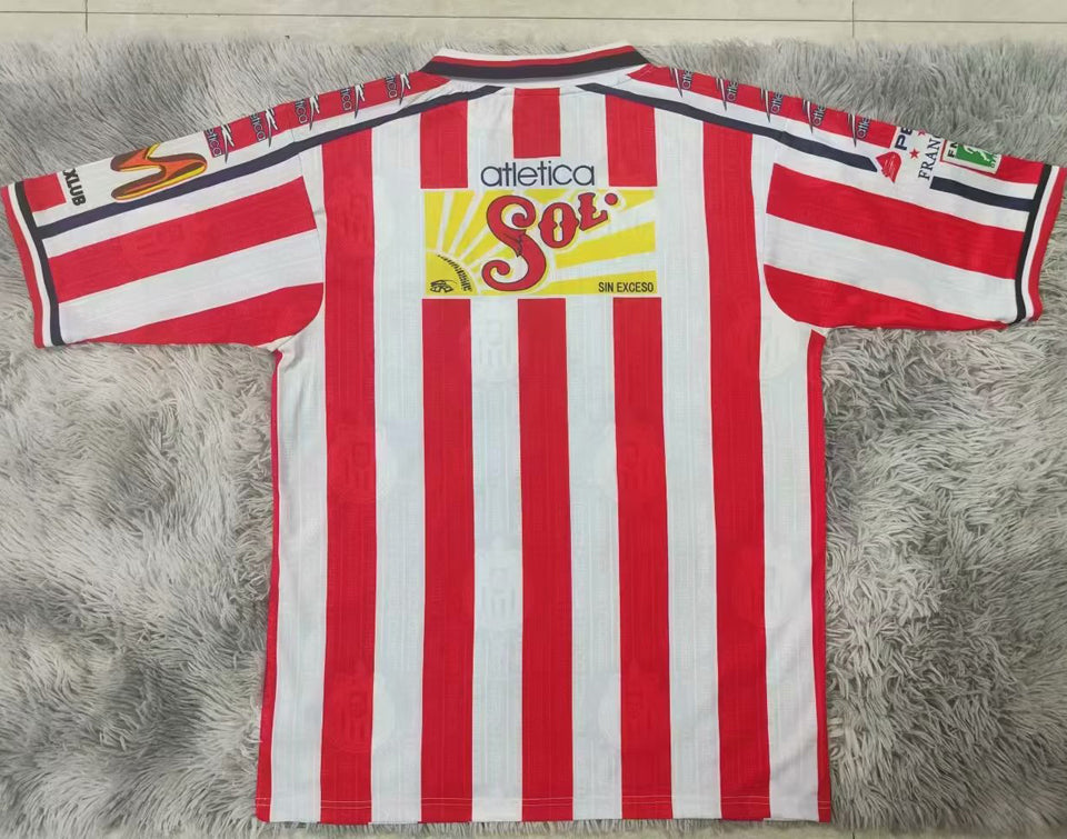 jersey 1997/98 chivas local manga corta versión fan retro