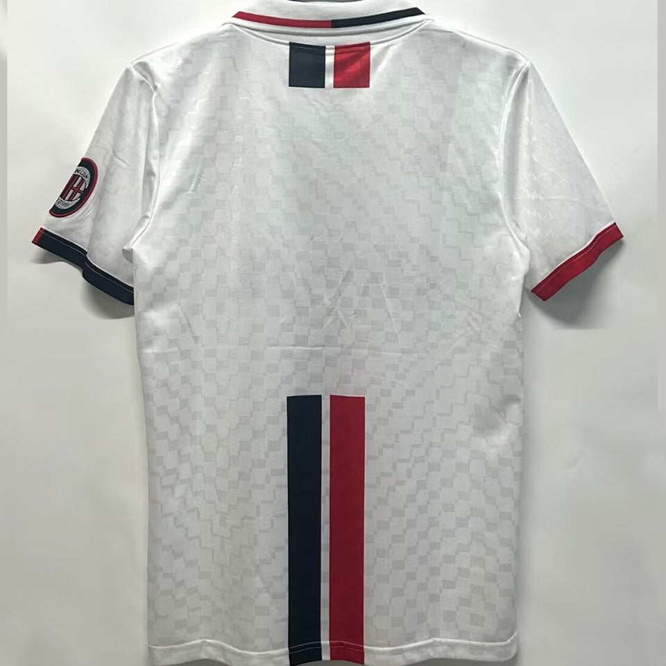 jersey 1996/97 ac milan visitante manga corta versión fan retro