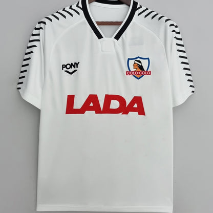 Jersey 1992 Colo-Colo Local Manga corta Versión Fan Retro