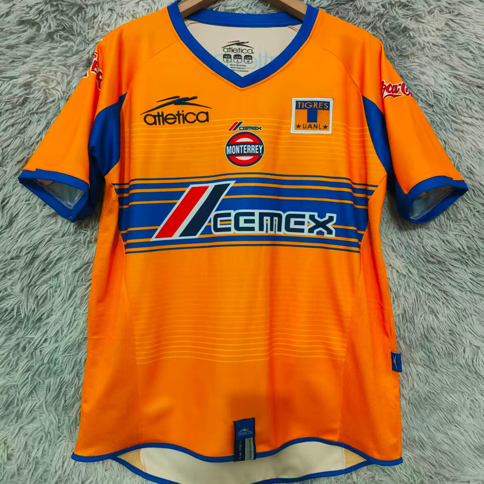 jersey 2006 tigres uanl local manga corta versión fan retro