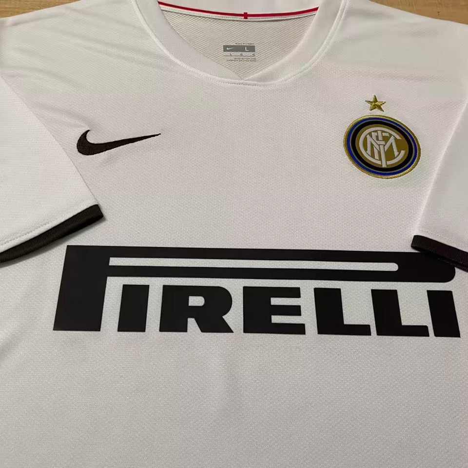 jersey 2008/09 inter milan visitante manga corta versión fan retro