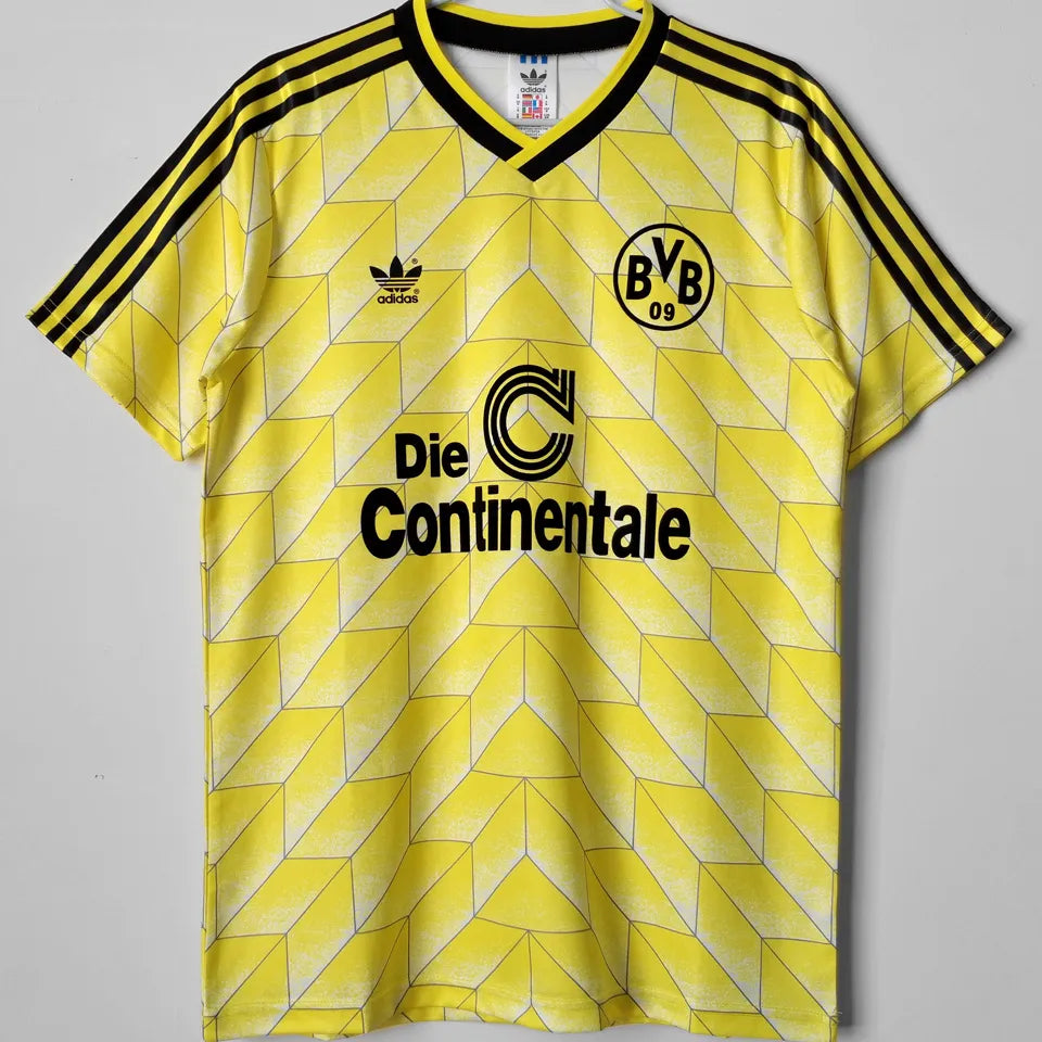 Jersey 1988 Borussia Dortmund Local Manga corta Versión Fan Retro