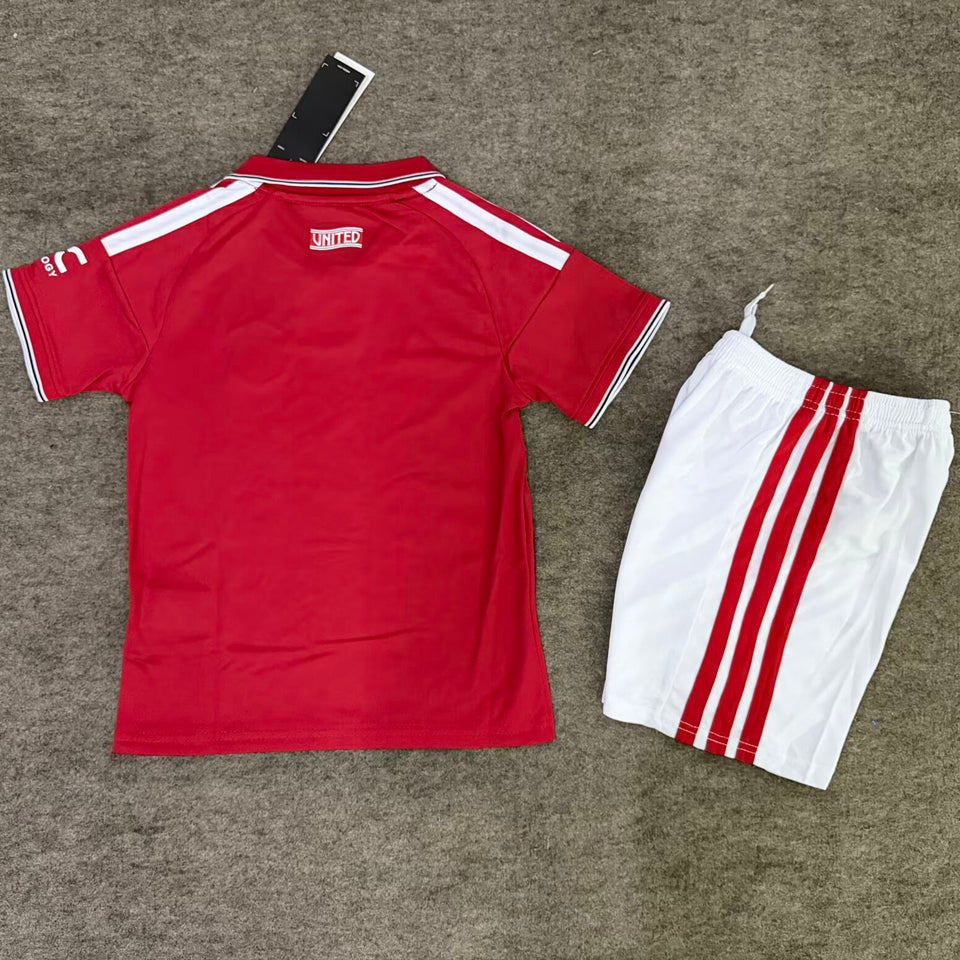 jersey 2026/27 manchester united local manga corta niño