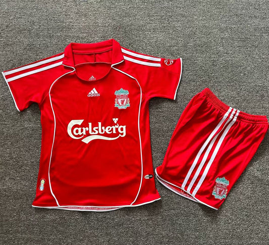 Jersey 2006/08 Liverpool Local Manga corta Niño Retro
