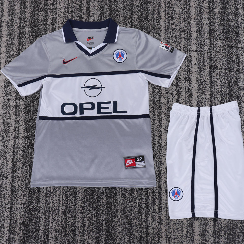 jersey 2000/2001 psg visitante manga corta niño retro