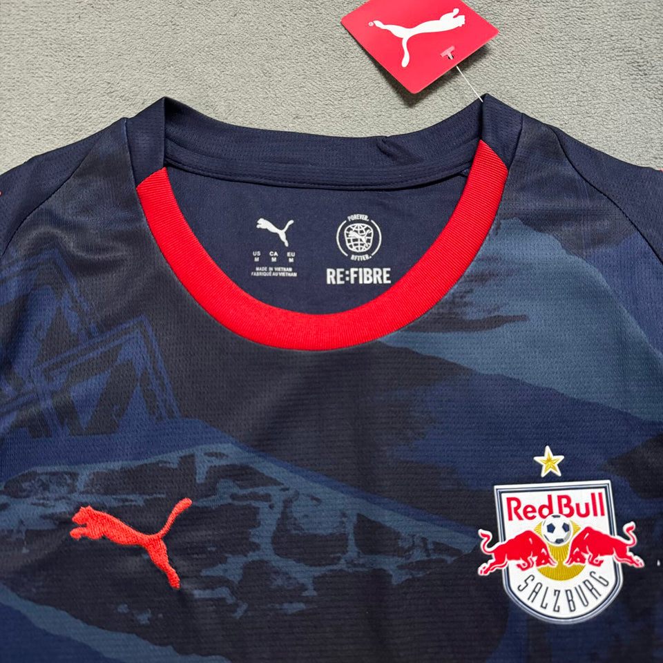 jersey 2025/26 rb salzburg bull visitante manga corta versión fan