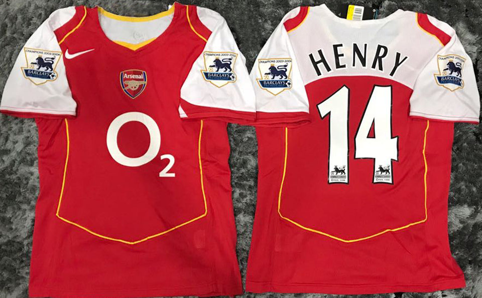 2004/05 arsenal parches/letras