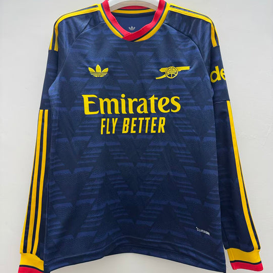 Jersey 2026/27 Arsenal Visitante Manga larga Versión Fan