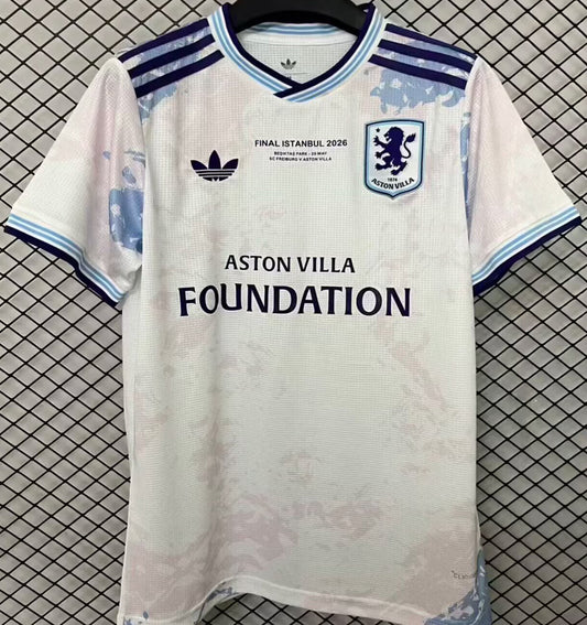 Jersey 2025/26 Aston Villa UEFA Tercero Manga corta Versión Fan