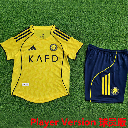 Jersey 2025/26 Al Nassr Local Manga corta Versión Jugador