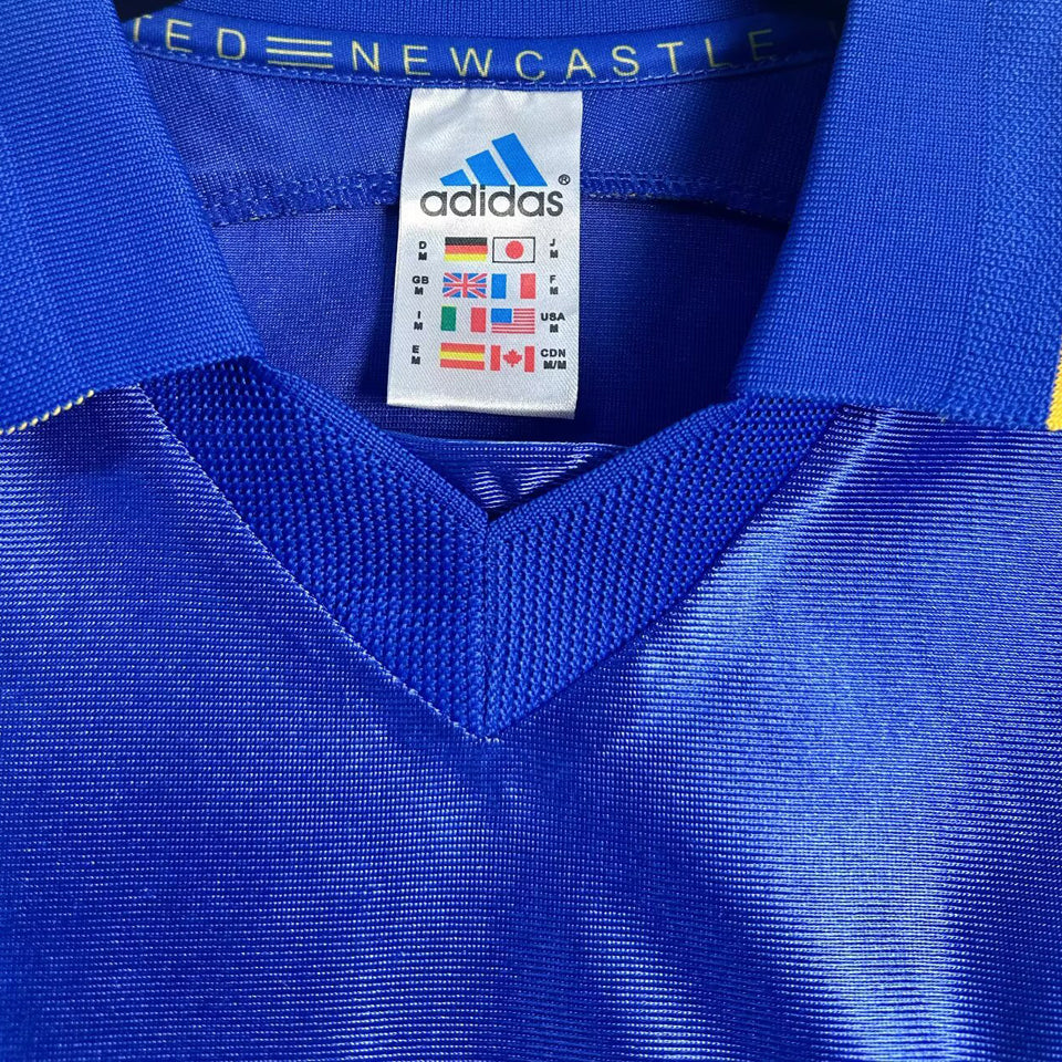 jersey 1998/99 newcastle visitante manga corta versión fan retro