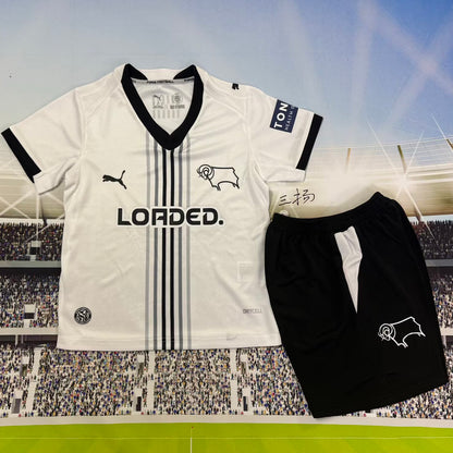 Jersey 2026/27 Derby County Local Manga corta Niño
