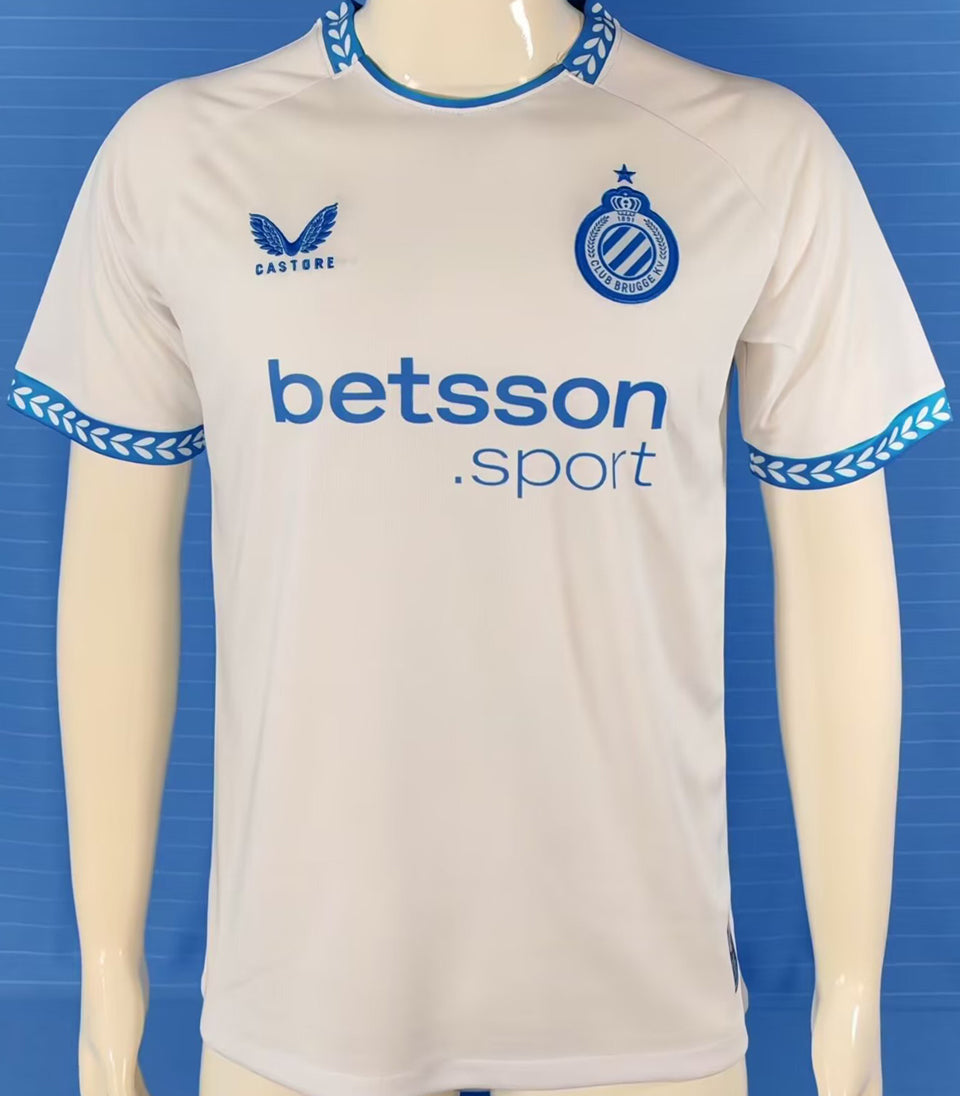 jersey 2025/26 club brugge visitante manga corta versión fan