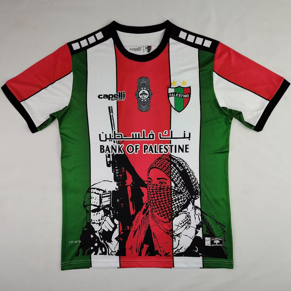 Jersey 2022/23 Palestino Local Manga corta Versión Fan