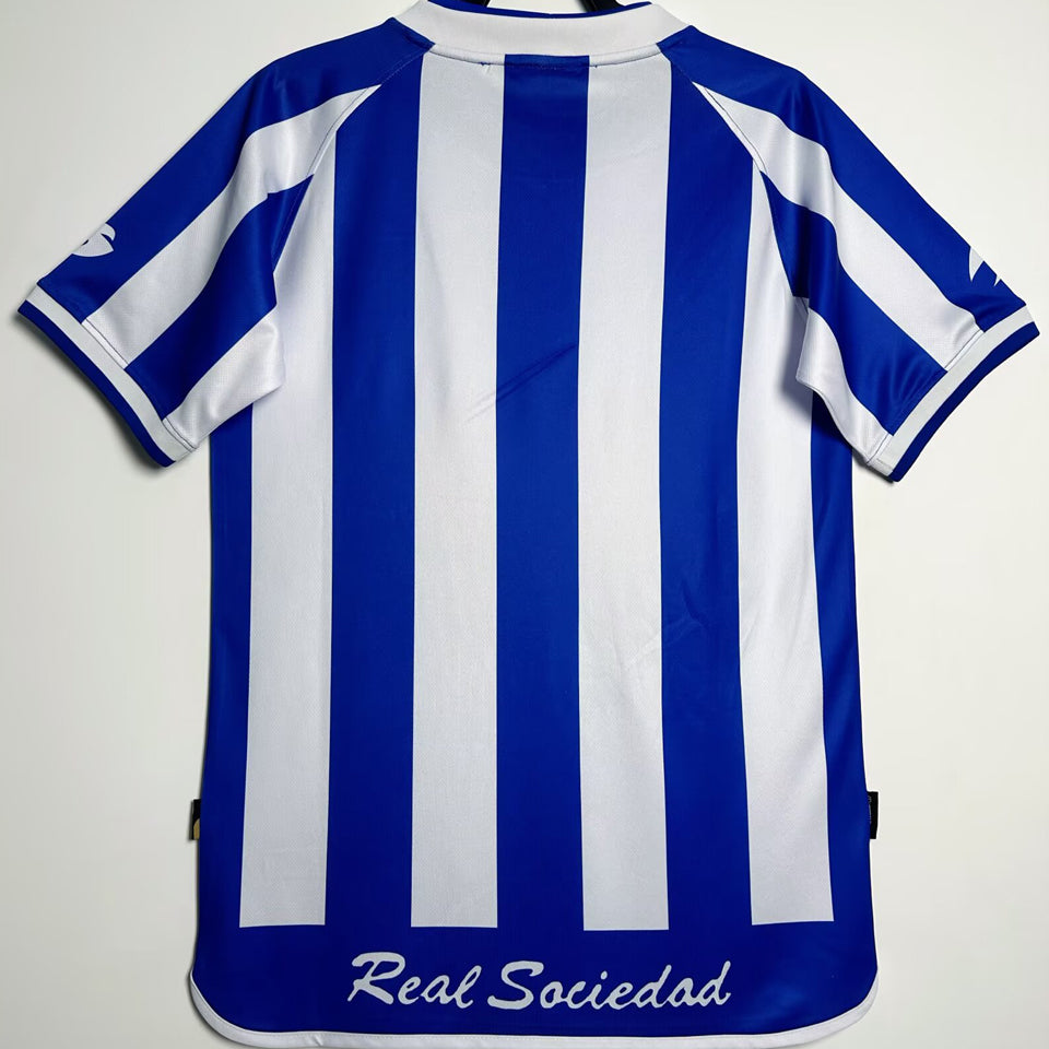Jersey 2002/03 Real Sociedad Local Manga corta Versión Fan Retro