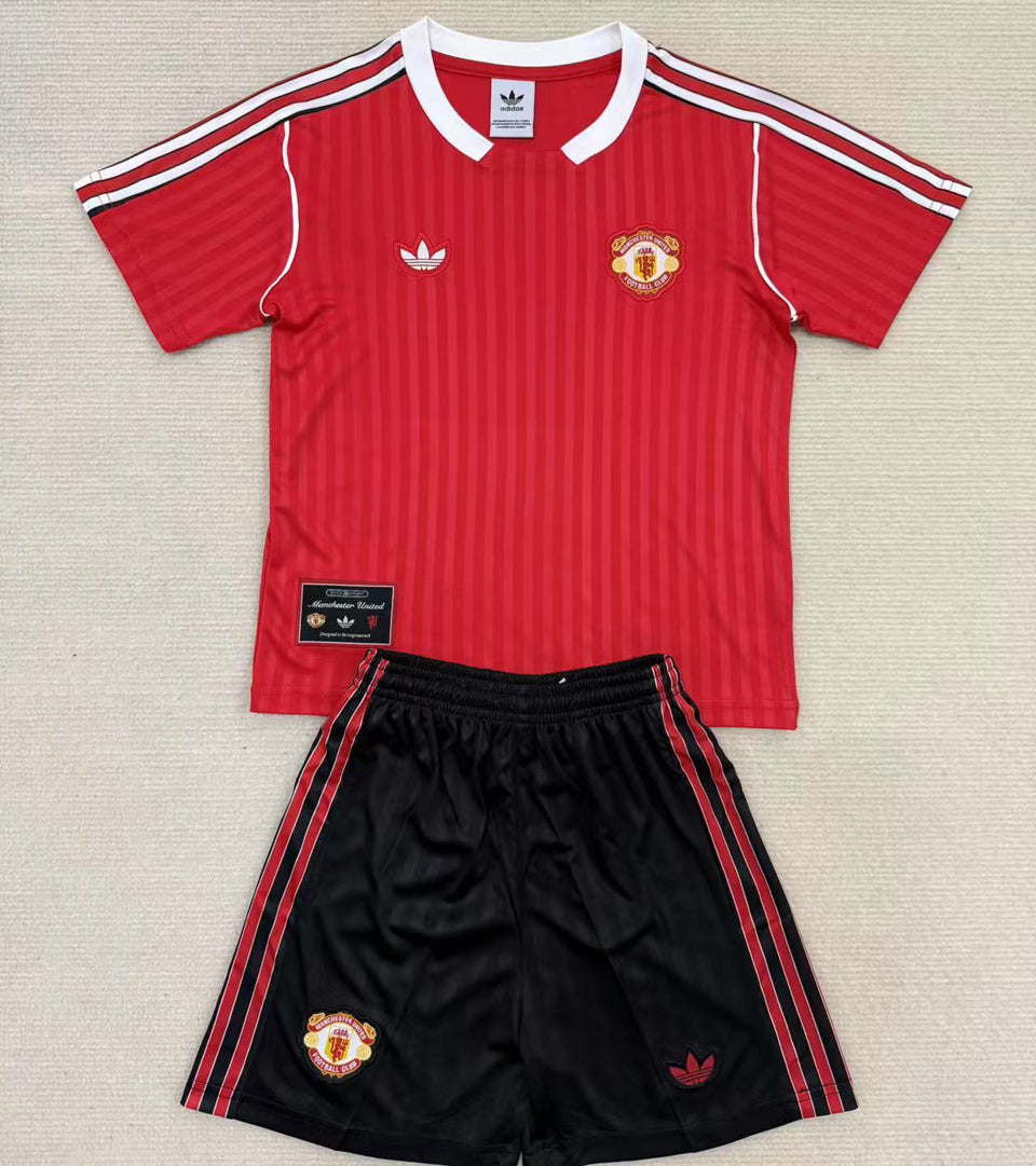 Jersey 2025 Manchester United Especial Manga corta Niño Retro